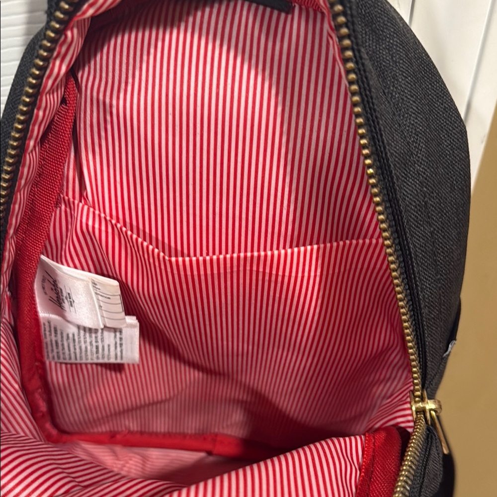 Herschel Supply Company Black Mini Backpack Durable Compact Design - Picture 2 of 4